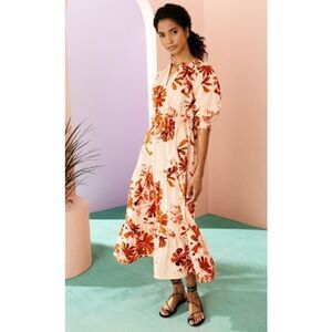 Marie Oliver Farin Midi Dress in Aloha Summer Sz. M